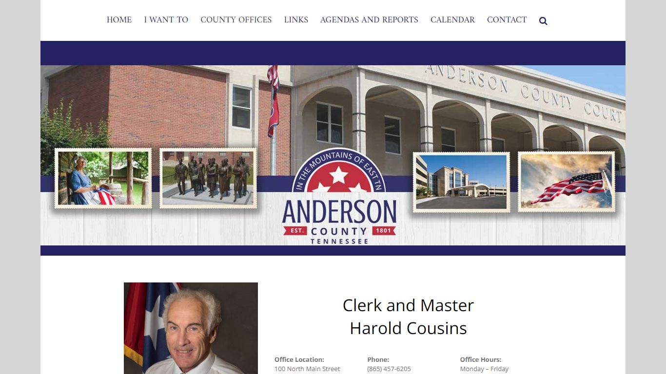 Clerk and Master – Anderson County, Tennessee